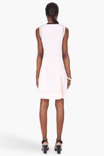 Marni Edition Pale Pink And Black Buttoned Dress for women