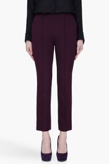 Diane Von Furstenberg Dark Purple Floyd Two Trousers for women