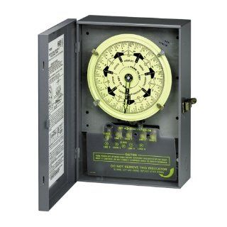 Intermatic T7402B 4PST 208/277 Volt 7 Day Mechanical Time Switch with