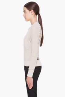 Marc By Marc Jacobs Oatmeal Knit Michelle Sweater for women