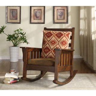 Rosewood Dark Oak Rocking Accent Chair Today: $584.99 4.6 (27 reviews