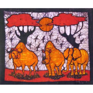 In Harmony Batik Wall Hanging (Mozambique)