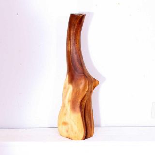 Monkey Pod Wood Clear Oil Natural Vase (Thailand) Today $31.49