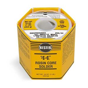 Kester Solder 24 7150 5427 Flux Cored Wire Solder, 0.031 In D, 1 Lb