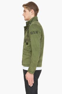 G Star Army Green Aero Field Jacket for men
