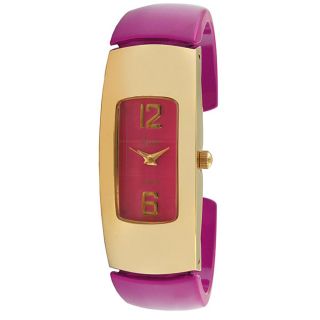 Viva Goldtone Pink Cuff Watch Today $27.04 3.0 (1 reviews)