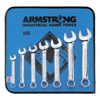 Armstrong Industrial Hand Tools 25 613 Combo Wrench Set, Polish, 1/4 1 in., 13 Pc