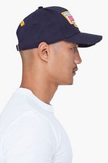 Dsquared2 Navy Patch Baseball Cap for men