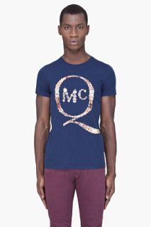 McQ Alexander McQueen Navy Medal Collage Mcq T shirt for men