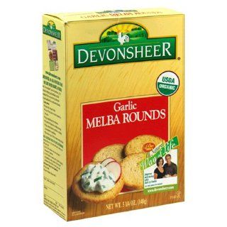 Devonsheer Garlic Melba Rounds, 5.25 Ounce Boxes (Pack of 12) 
