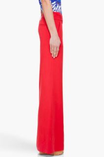 Alice + Olivia Red Wide Leg Pants for women