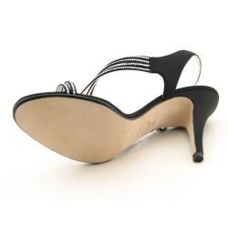 Ragazza Womens Ibis Black Heels Slides Shoes
