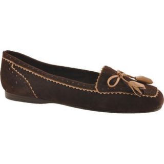 Womens Enzo Angiolini Letter Dark Brown/Natural Suede Today $50.95