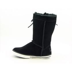 Bearpaw Manhattan Youth Girls Black Winter Boots (Size 13)