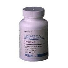 Mag Tab SR magnesium supplement 84 mg (7 Meq) caplets