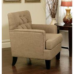 Abbyson Living Richmond Tufted Fabric Club Chair