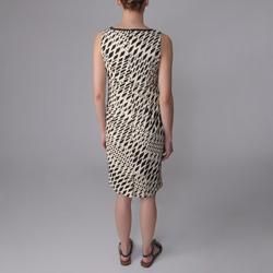 Sangria Womens Retro Print Sleeveless Dress