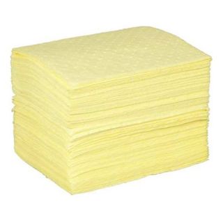 Spc CH1212GRNG Chemical Only Sorbent Pad, PK 50