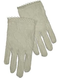 Nolan Gloves   Toddler Girls Lace Gloves, White 29577