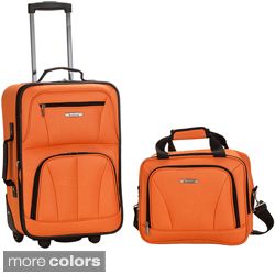 Rockland New Generation 2 piece Lightweight Carry on Luggage Set Today