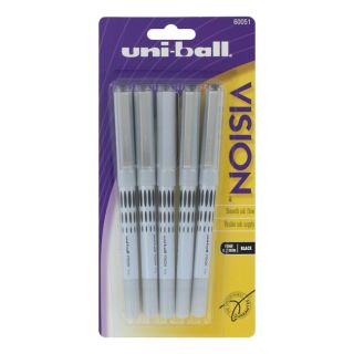 Uni ball Vision Gray Fine point Rollerball Pens with Pocket Clip Today