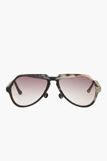 Rigards Black Tortoiseshell Handmade Aviator Sunglasses for men
