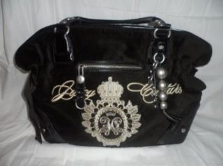 black crown logo velour large Daydreamer handbag $228: Clothing