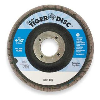 Weiler 50609 Disc, Flap, 4 1/2 In