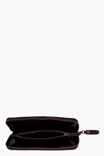 Rag & Bone Black Scaled Leather Alien Wallet for women