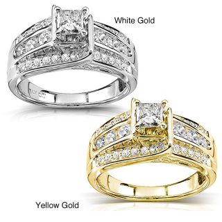 14k Gold 7/8ct TDW Princess Diamond Engagement Ring (H I, I1 I2) Today