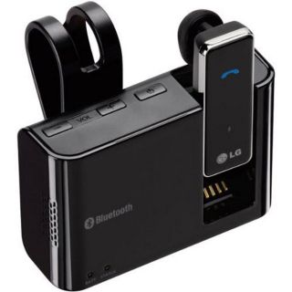 LG HBM800 Bluetooth Headset with Speakerphone and Charging Cradle