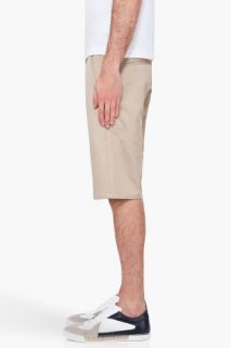 Wings + Horns Beige Westpoint Chino Shorts for men