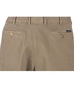 Burberry Mens Light Brown Cotton Pants