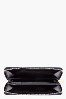 Yves Saint Laurent Black Patent Belle De Jour Zip Wallet for women