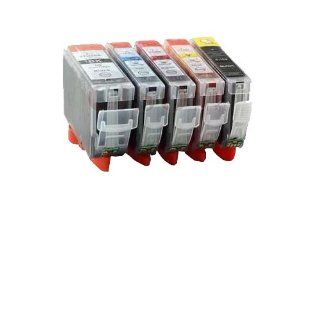 5 Pack Canon PGI 225 BK CLI 226 BK C M Y replacement ink