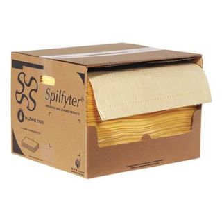 Spilfyter S2 71 Absorbent Pads, 12 In. W, 12 In. L, PK 100