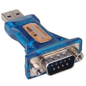 USB to RS 232 (9 pin) Serial Adapter w/USB Extension Cable