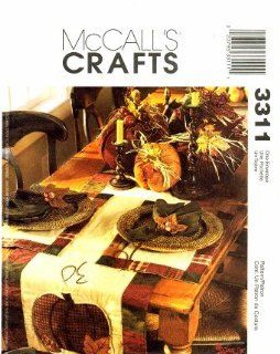 McCalls 3311 Crafts Sewing Pattern Fall Decorations