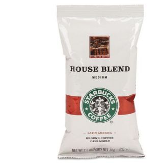 Starbucks House Blend 2.5 oz. Ground Coffee Packets (Case of 18