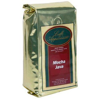 Caffe Appassionato Mocha Java Ground Coffee, 12 Ounce Bag (Pack of 3