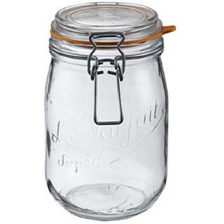 Le Parfait French 1/2 liter Glass Canning Jars (Pack of 6) Today: $44
