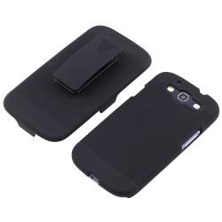 Black Holster with Stand for Samsung Galaxy S III i9300