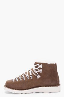Diemme Olive English Wool Winter Boots for men
