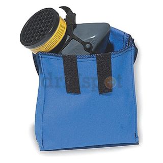 Lab Safety Supply 9PX20 Respirator Storage Bag, Blue, Polyester