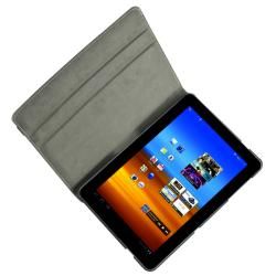 Black 360 Swivel Leather Case for Samsung Galaxy Tab 10.1 P750