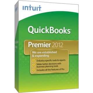 Intuit QuickBooks 2012 Premier Industry Edition   Complete Product