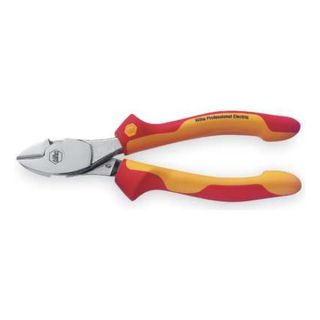 Wiha Tools 32838 Insulated Side Cutter, 8 In, Ergo