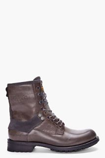 G Star Charcoal Patton Iii Narltor Boots for men