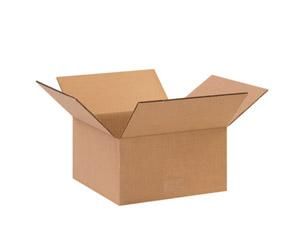 Corrugated 10x10x5 Shipping Boxes (Case of 25)