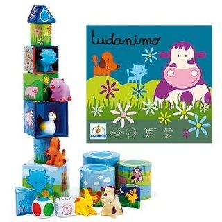 Djeco / Ludanimo 3 in 1 Preschool Games Toys & Games